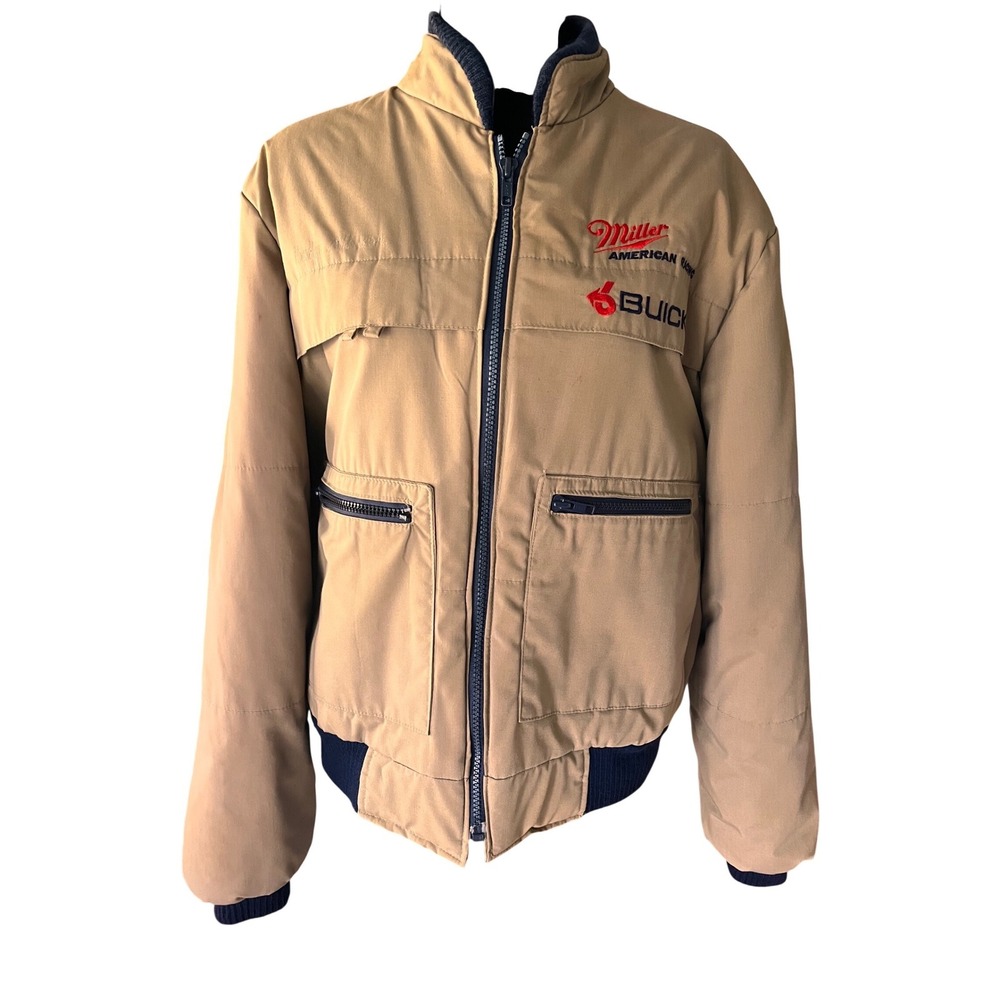 Vtg Miller American Racing jacket Buick motorsports Bobby AllisonMolly Design.‎